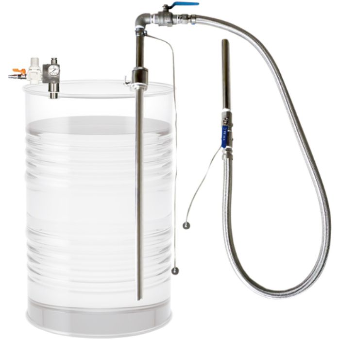 アクアシステム 吐出専用 SUS製エア式ドラムポンプ セパレート型(Tcode:4100361)