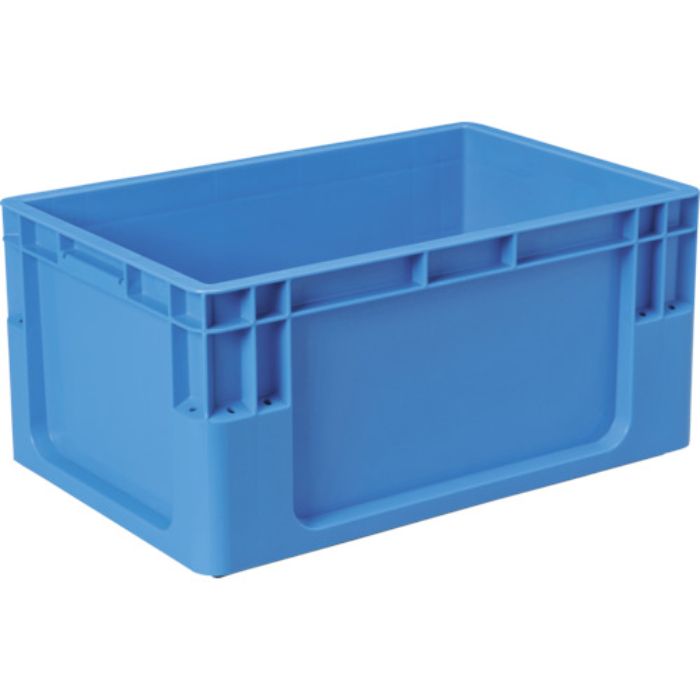 DIC C型コンテナ C-1 ボックス型 外寸:W589×D389×H280 青(Tcode:5011361)