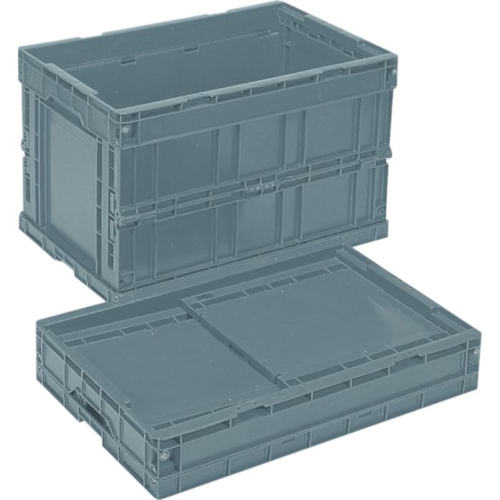 リス 折りたたみコンテナ 108360 CB-S175C グレー(Tcode:4129989)