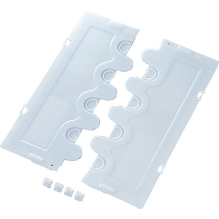 TRUSCO α折りたたみコンテナ50用2枚フタ 透明(Tcode:5118875)