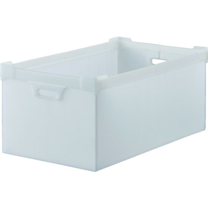 TRUSCO ダンボールプラスチック 45L 半透明(Tcode:1372200)