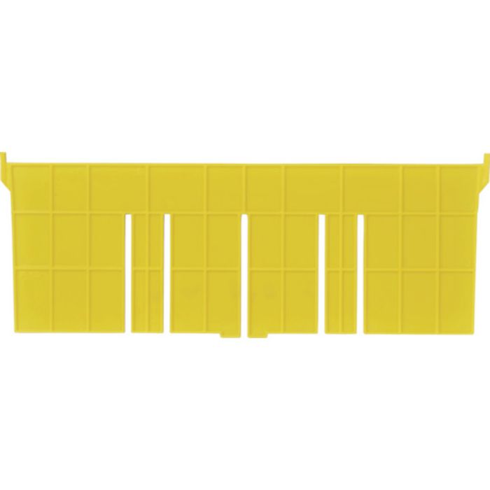 DIC F型コンテナF-12用長手用仕切板 外寸:365×136 黄(Tcode:5011558)