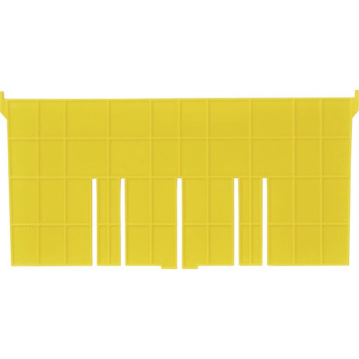 DIC F型コンテナF-17用長手用仕切板 外寸:365×183 黄(Tcode:5011809)