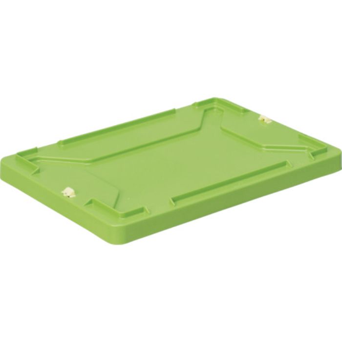 TRUSCO αコンテナ蓋 ロック付 423×290×36.5 グリーン(Tcode:5069882)