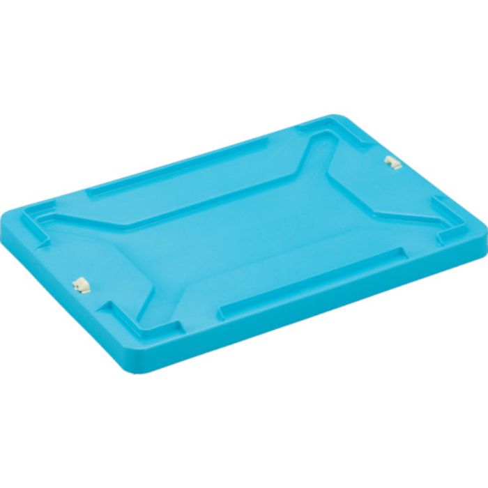 TRUSCO F型エコキャップ再生コンテナ用蓋 ライトブルー(Tcode:4329724)