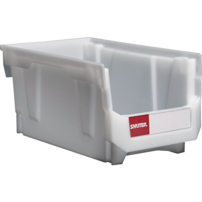 SHUTER スタッキングコンテナ 9.6L 白半透明(Tcode:2440504)
