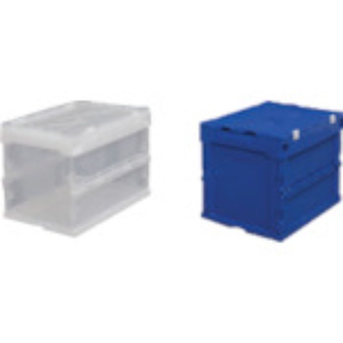 IRIS 557036 ハード折りたたみコンテナフタ一体型 HDOH-20L クリア(Tcode:5131472)