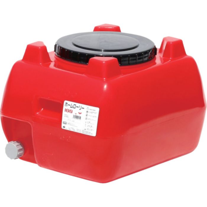 スイコー ホームローリータンク100 赤 (フタ含む)(Tcode:3633977)