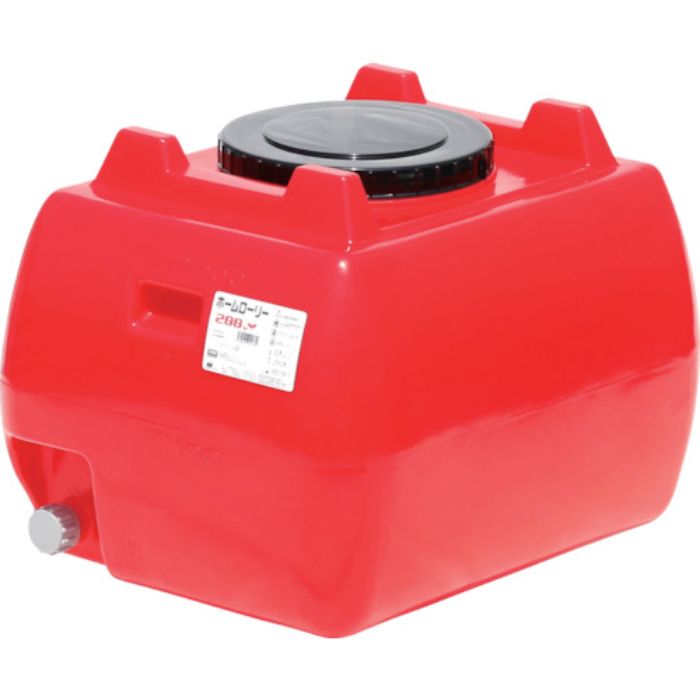 スイコー ホームローリータンク200 赤 (フタ含む)(Tcode:3634001)
