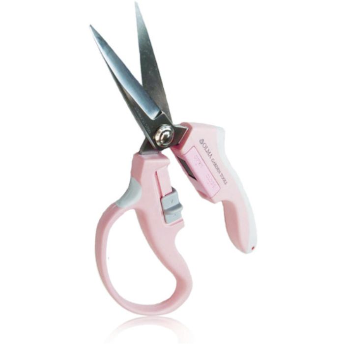 ムサシ 剪定(せんてい)ハサミ オルマ マグネット鋏 芽切型(ピンク)(Tcode:4126173)
