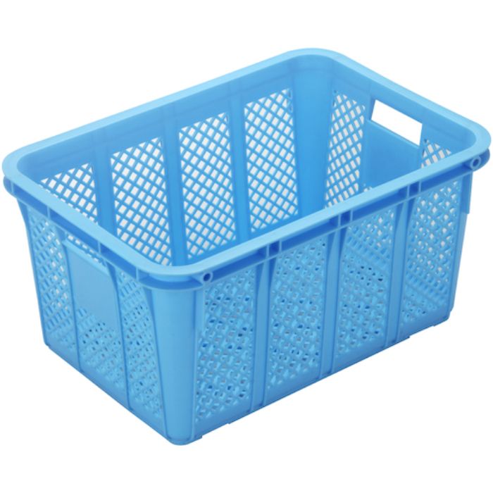 リス メッシュコンテナ 130446 プラスケットNo.550本体44Lブルー金具なし 青(Tcode:4460791)