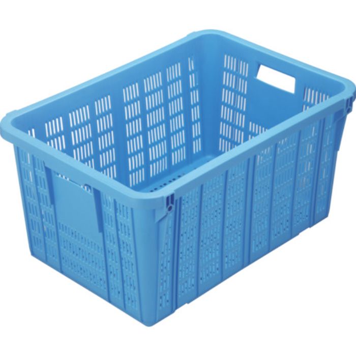 リス メッシュコンテナ 129884 プラスケットNo.750-2本体75Lブルー金具なし 青(Tcode:4460812)