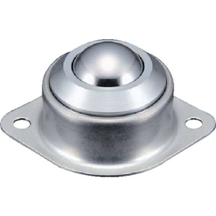 プレインベア ボールキャスター プレインベア ゴミ排出穴付 上向き用 スチール製 PV120H 許容荷重200kg(Tcode:8560257)