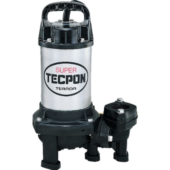 寺田 汚物混入水用水中ポンプ 非自動  0.75kw 全揚程12m 60Hz(Tcode:2273691)