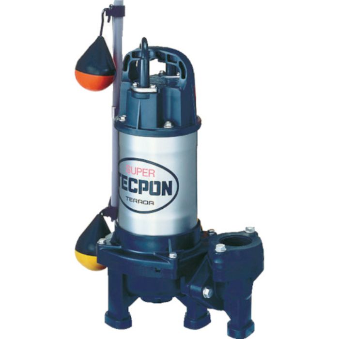 寺田 汚物混入水用水中ポンプ 自動  0.75kw 全揚程12m 60Hz(Tcode:2273799)