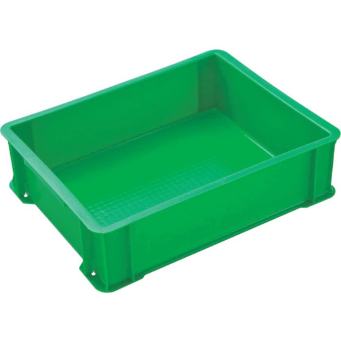 ヒシ S型コンテナ W442×D342×H123 緑 緑(Tcode:5040809)