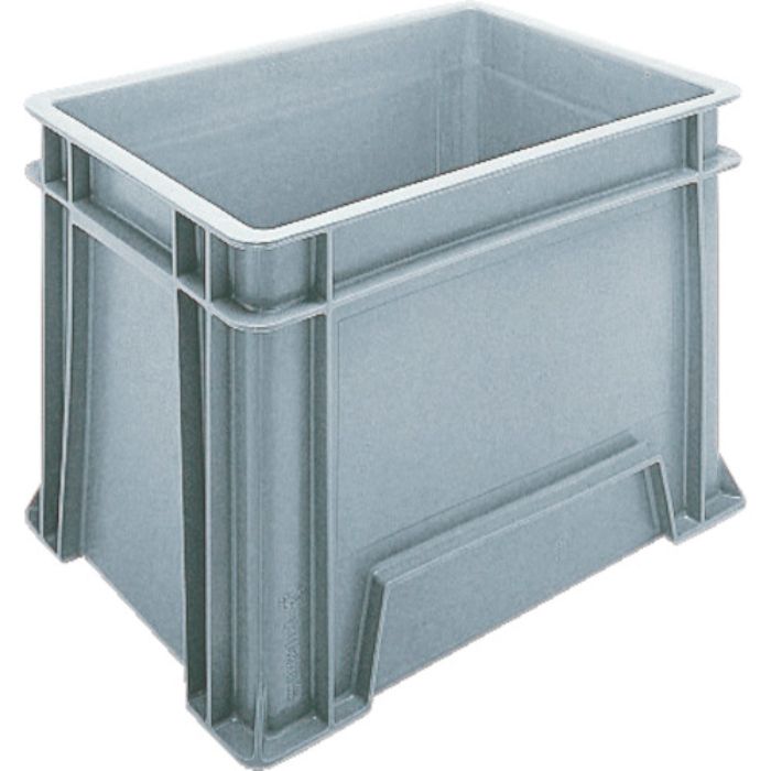 ヒシ S型コンテナ有効内寸407×242×283mm グレー(Tcode:5037158)