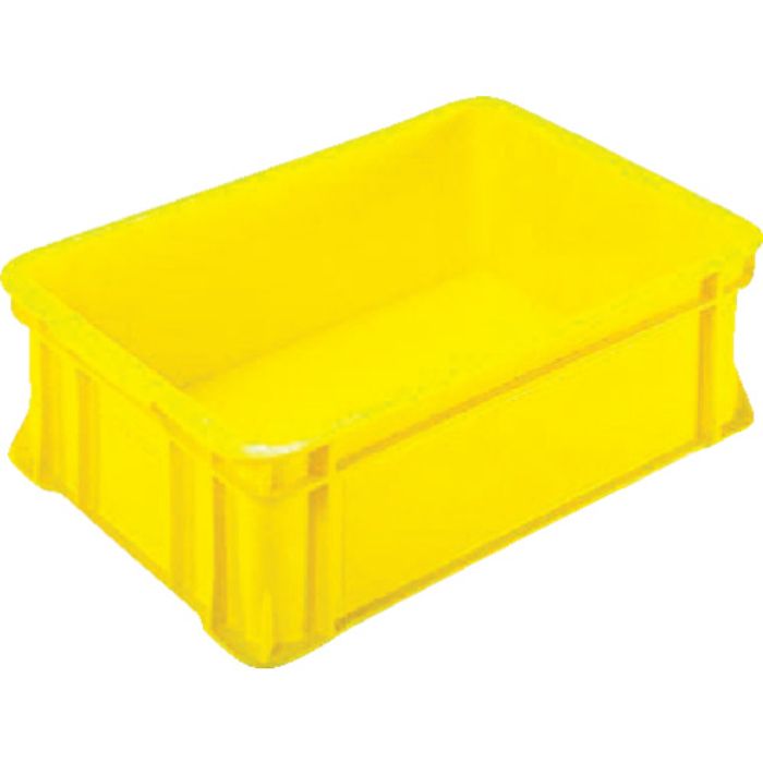 ヒシ S型コンテナ有効内寸508×309×178mm 黄(Tcode:5094569)