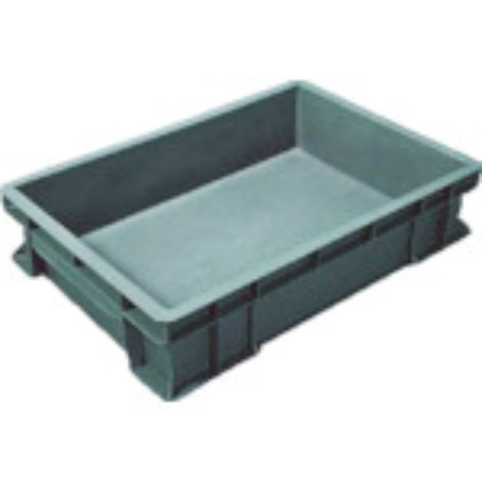 ヒシ S型コンテナ有効内寸579×387×124mm グレー(Tcode:4660161)