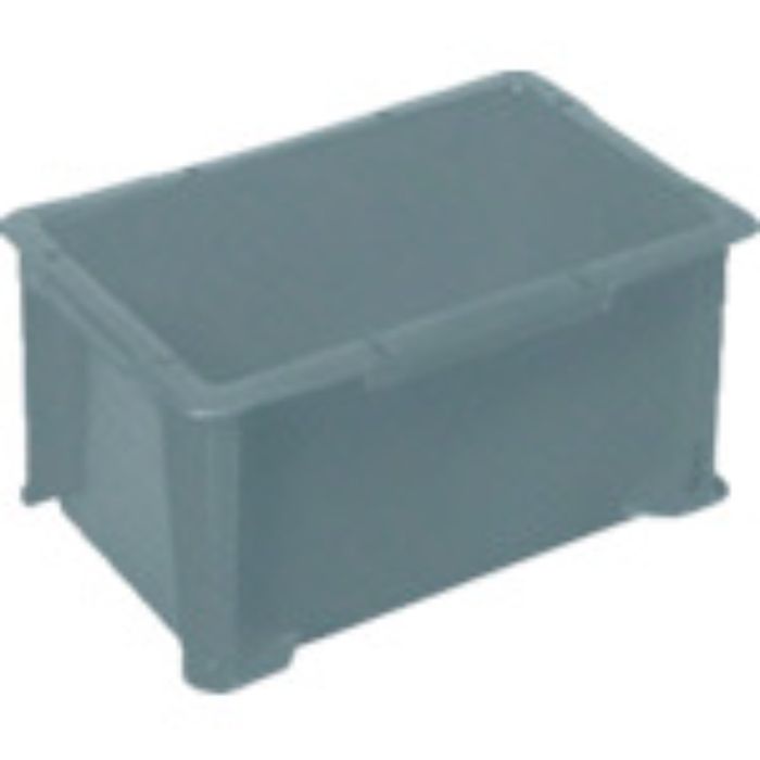 ヒシ S型コンテナ 有効内寸229×132×122mm グレー(Tcode:5037310)