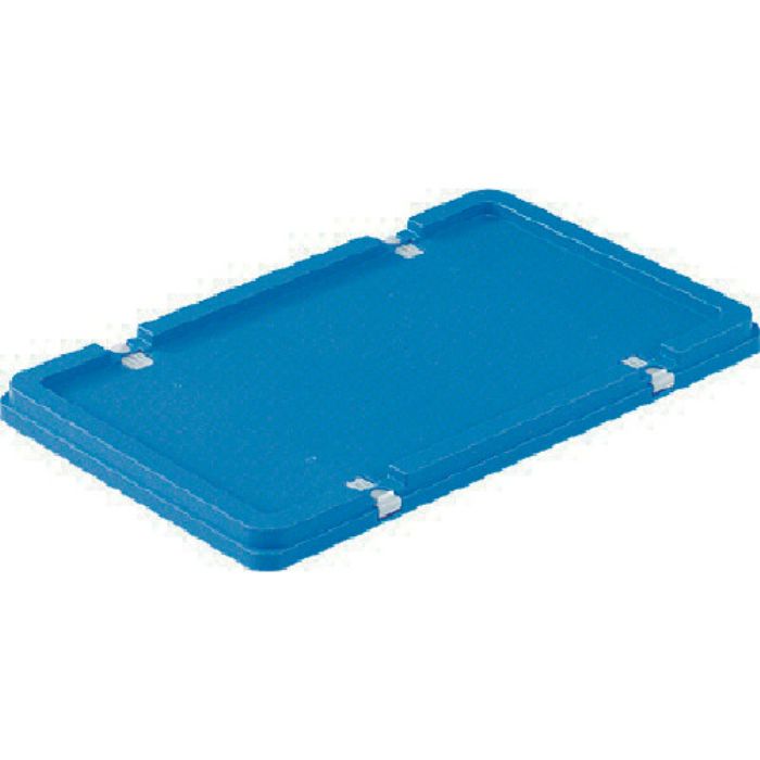 サンコー ボックス型コンテナー 702402 サンボックス#22フタ ロック付 ブルー(Tcode:3425975)