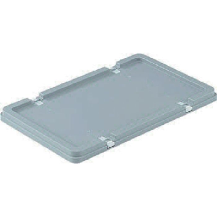 サンコー ボックス型コンテナー 702402 サンボックス#22フタ ロック付 ライトグレー(Tcode:3425983)