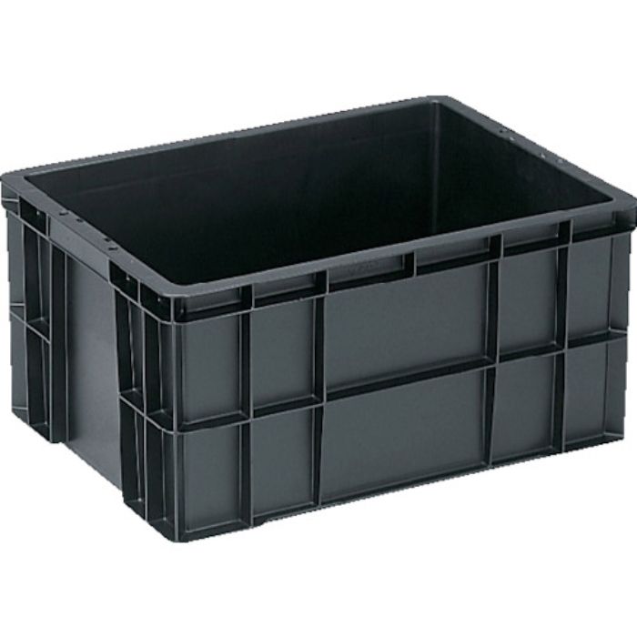 サンコー 導電性ボックス型コンテナー 206110 サンボックス#64 黒(Tcode:2177898)