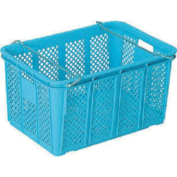 サンコー ネスティングコンテナー 107600 サンテナーA#80(ハンドル付)青(Tcode:3424642)