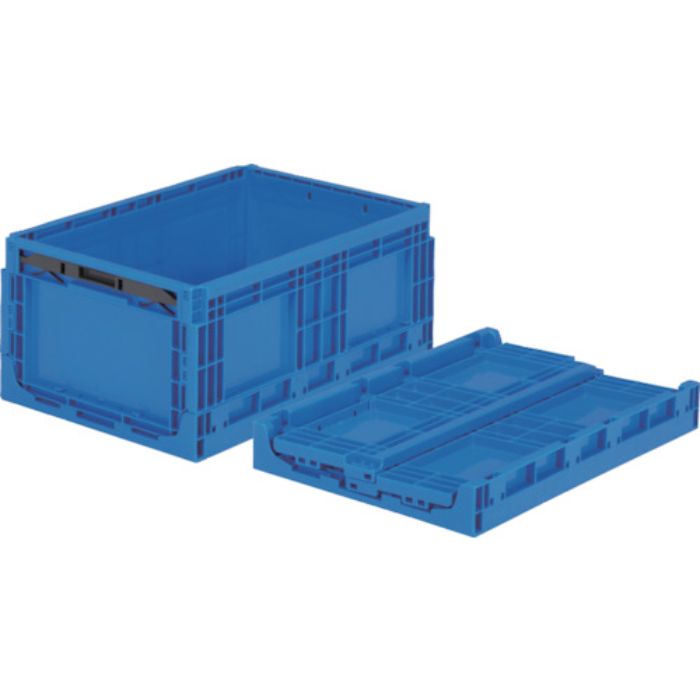 サンコー 折りたたみコンテナー 558300 オリコンEP42B ブルー(Tcode:7616597)