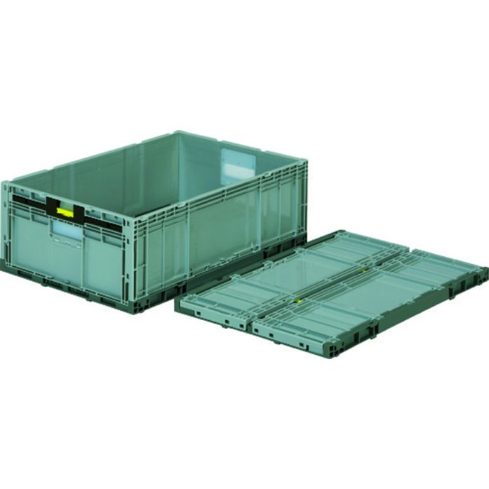 サンコー 折りたたみコンテナー 558390 オリコンEP49B-SWグレー/ライトグレー(Tcode:7638299)