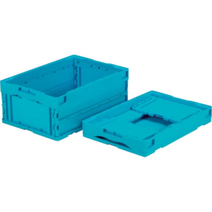 サンコー 折りたたみコンテナー 559870 オリコンM30B ライトブルー(Tcode:1155295)