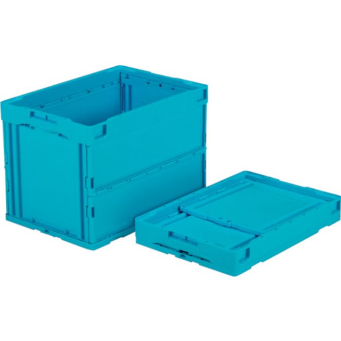 サンコー 折りたたみコンテナー 559880 オリコンM60B ライトブルー(Tcode:1155297)