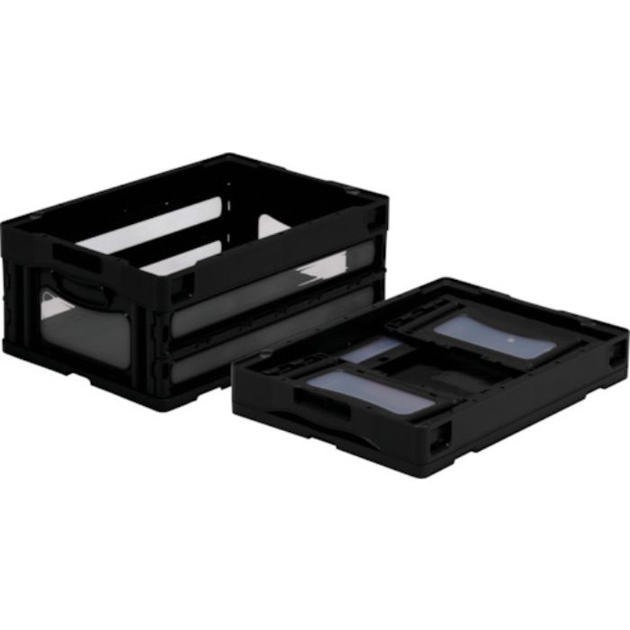 サンコー 折りたたみコンテナー 559050 マドコンO-30Bブラック(Tcode:4391080)