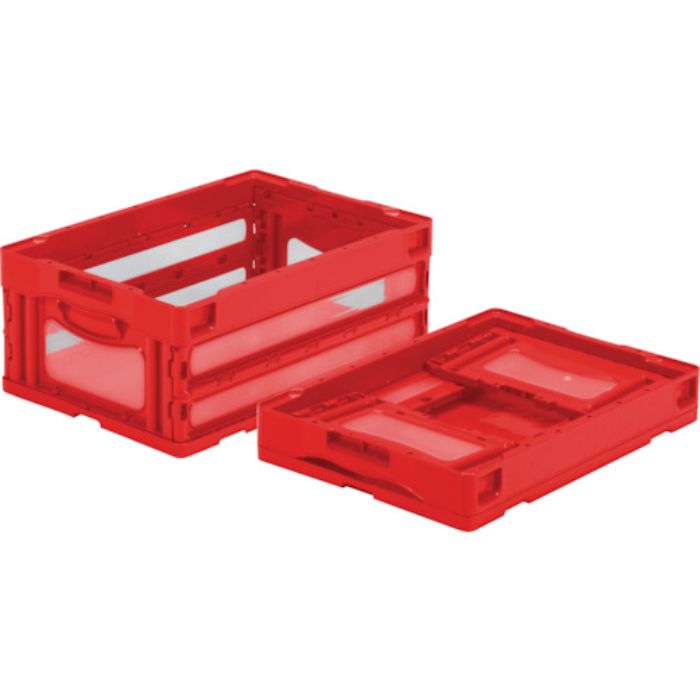 サンコー 折りたたみコンテナー 559050 マドコンO-30Bレッド(Tcode:4391136)