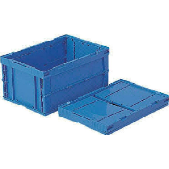 サンコー 折りたたみコンテナー 551150 オリコンP41B 青(Tcode:3425142)