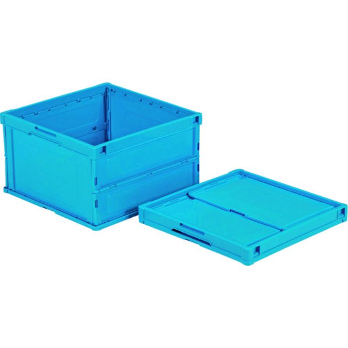 サンコー 折りたたみコンテナー 559920 ペタンコO-25Bブルー 容量24.8L(Tcode:1155328)