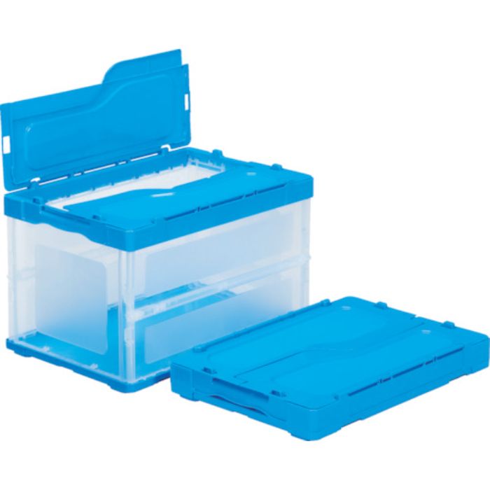 サンコー フタ一体型折りたたみコンテナー 558960 サンクレットオリコンF51B(Tcode:8188790)