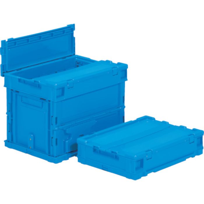 サンコー フタ一体型折りたたみコンテナー 558930 サンクレットオリコンP19B-B 容量18.9L(Tcode:8188791)