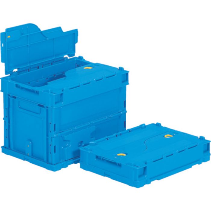 サンコー フタ一体型折りたたみコンテナー 555780 サンクレットオリコンP19B(Tcode:4699114)