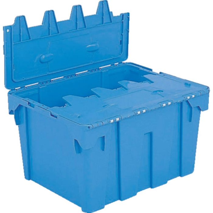 サンコー フタ一体型ネスティングコンテナー 208400 サンクレットP#80ブルー(Tcode:3425355)