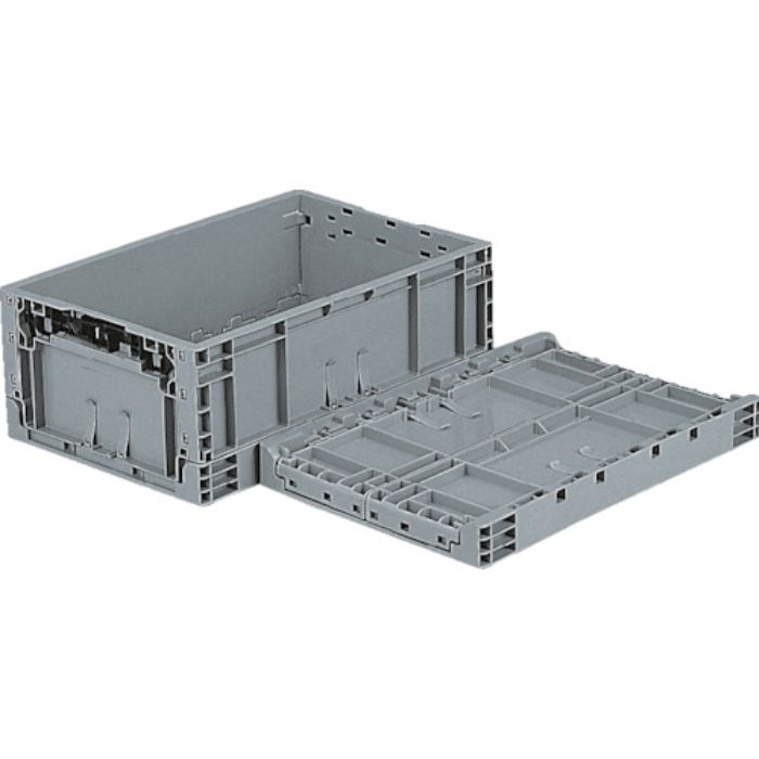 サンコー TP規格折りたたみコンテナー 556650 TPO-342ライトグレー(Tcode:4235240)