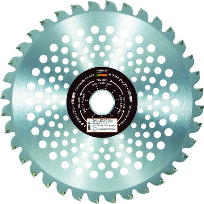 TRUSCO トクマルチップソー刈払機用 255X25.4X40P(Tcode:4363205)