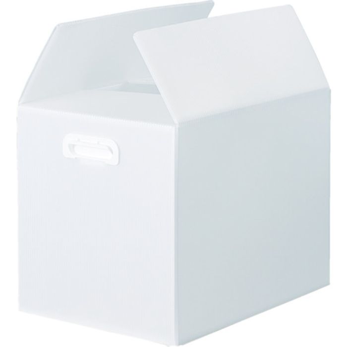 TRUSCO ダンボールプラスチックケース 5枚セット A3サイズ 取っ手穴なし 半透明(Tcode:1145739)