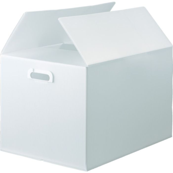 TRUSCO ダンボールプラスチックケース 5枚セット B3サイズ 取っ手穴あき 半透明(Tcode:1145740)