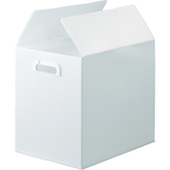 TRUSCO ダンボールプラスチックケース 5枚セット B4サイズ 取っ手穴あき 半透明(Tcode:1145743)