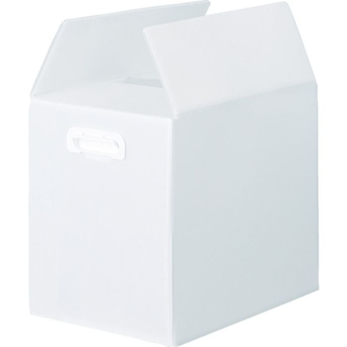 TRUSCO ダンボールプラスチックケース 5枚セット B4サイズ 取っ手穴なし 半透明(Tcode:1145745)