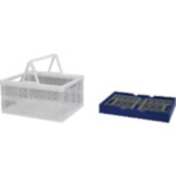 IRIS 556623 取手付き折りたたみコンテナ TOC-32L クリア(Tcode:5140269)