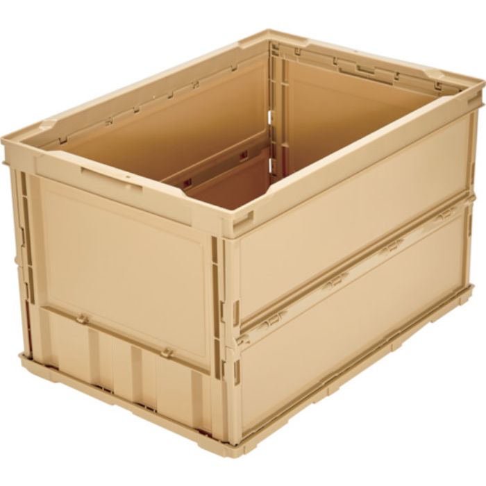 TRUSCO オリコン 薄型折りたたみコンテナ 50L LS色(Tcode:2594766)