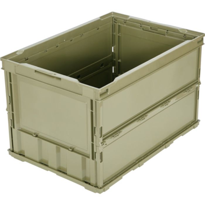 TRUSCO オリコン 薄型折りたたみコンテナ 50L OD色(Tcode:2594768)
