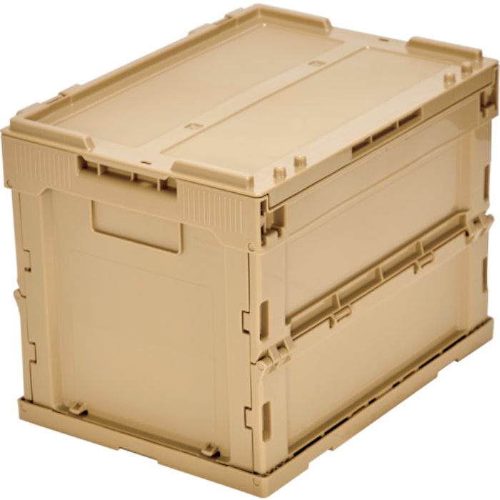 TRUSCO オリコン α折りたたみコンテナ フタ付 20L LS色(Tcode:2594769)